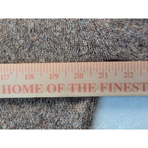 Lord Jeff 100% Shetland Wool Sweater Men's Medium Scotland Tan Made in USA - Picture 8 of 12